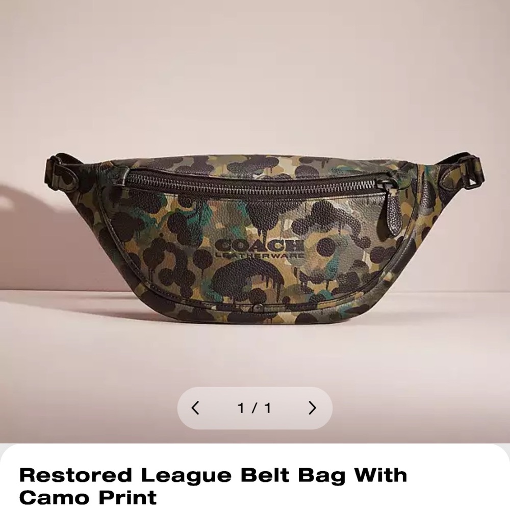 Coach Camo Belt Bag